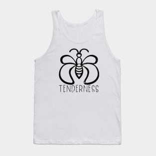 Sankofa Adinkra Symbol "Tenderness" Black Tank Top